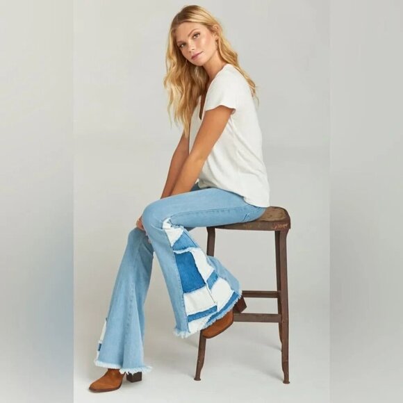 Show Me Your Mumu Woodstock Flare Jeans 26 - Picture 14 of 15